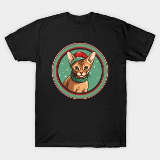 Abyssinian Cat Xmas Ornament, Love Cats T-Shirt